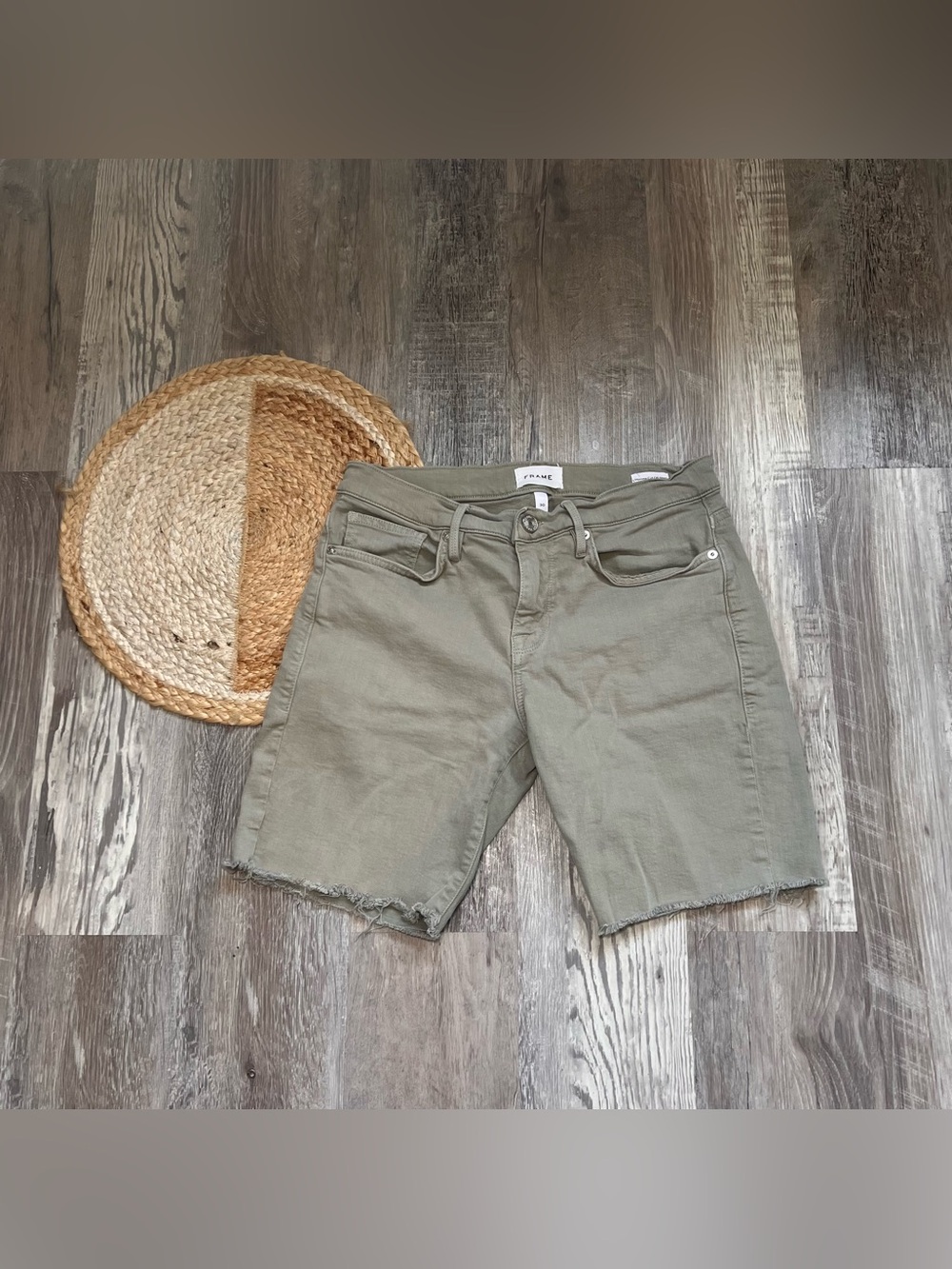 FRAME L'homme Cut Off Short Mens Denim Short